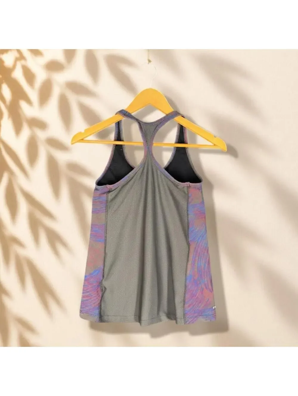 Nike Activewear Tank Women S Small Blue Tie Dye Dri Fit Sleeveless Racerback